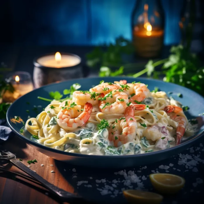 creamy-shrimp-alfredo-Large shrimp